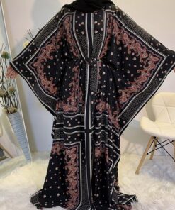 abaya manche papillon