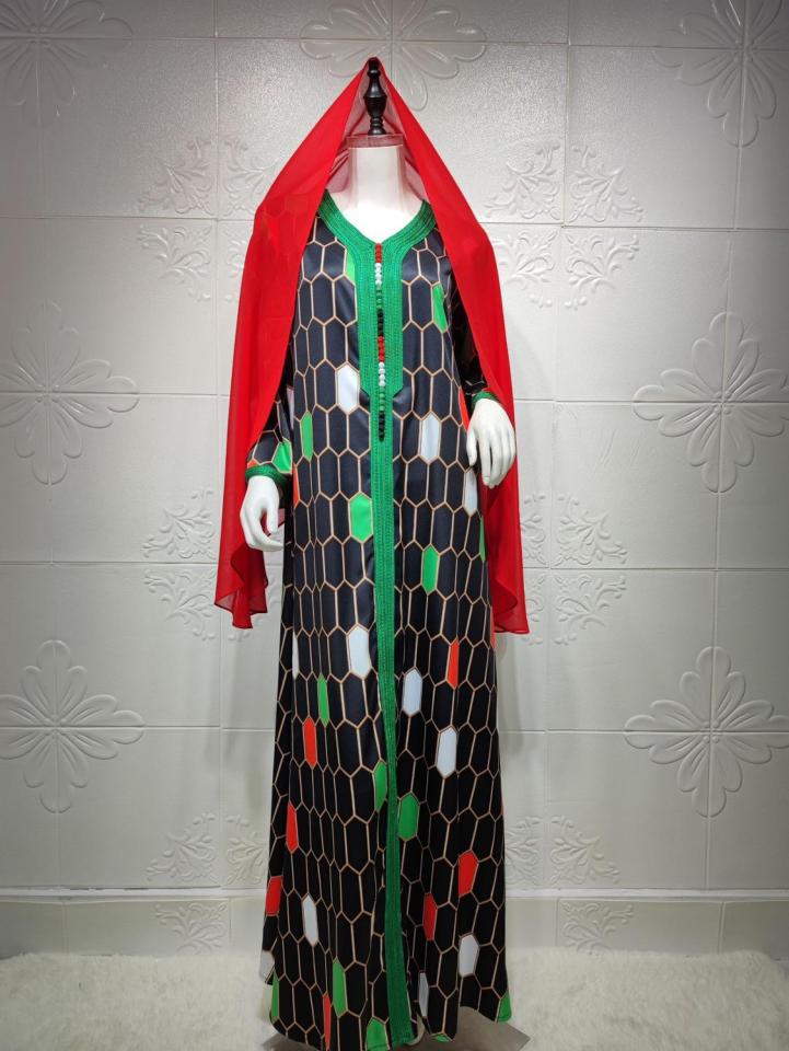 Robe caftan 2021 simple "Dalia" – Image 2