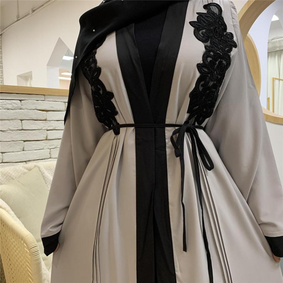 abaya kimono blanc