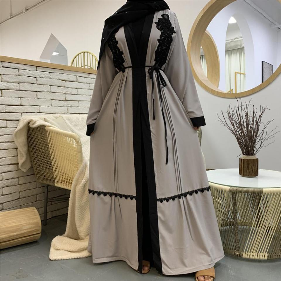 abaya kimono blanc