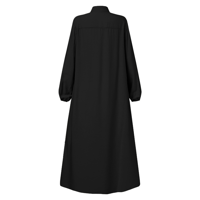 abaya noir simple – Image 6