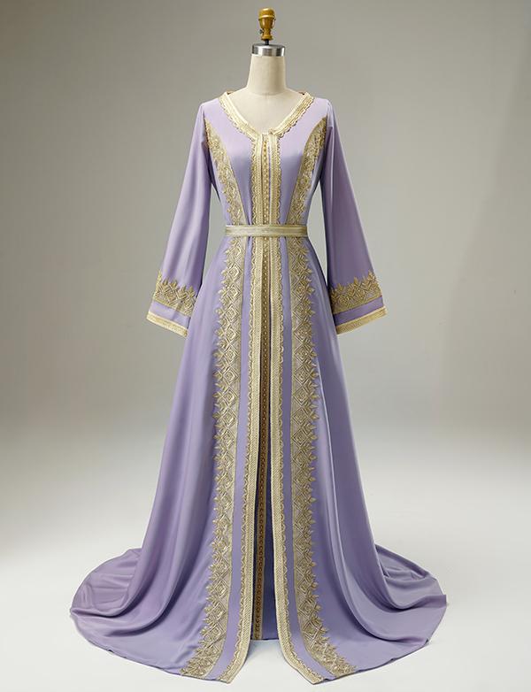 robe kaftan pour femme de luxe FACE