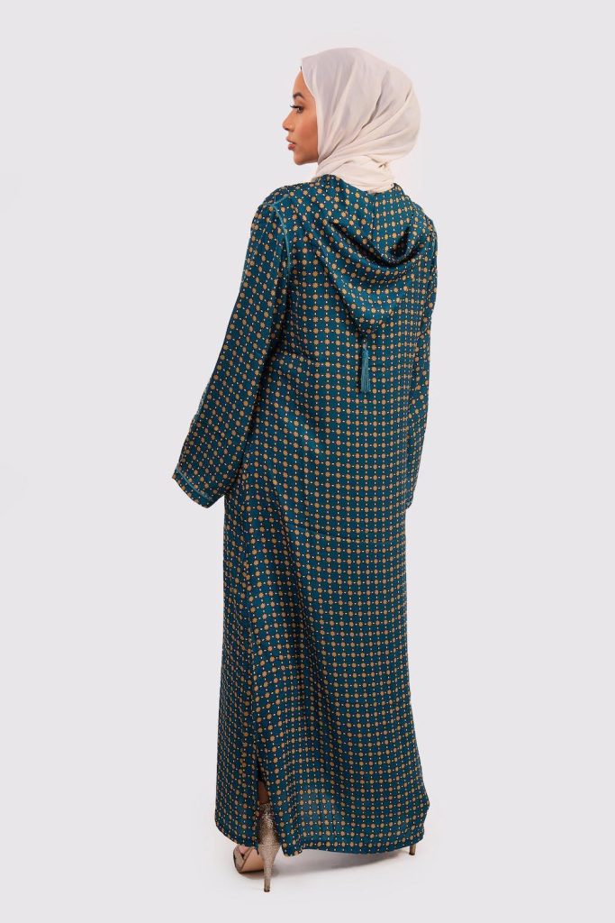 DJELLABA BELKIS MAXI ROBE IMPRIMÉE