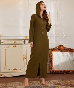 djellaba femme manche longue