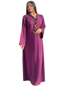 djellaba femme coton poulpe