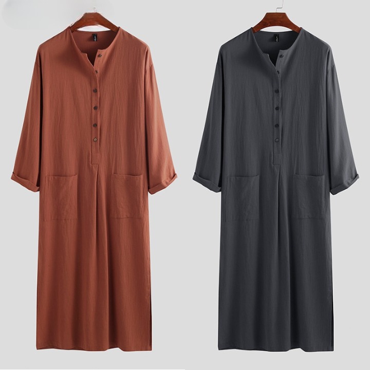 djellaba orange et noire