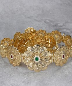 ceinture caftan verte