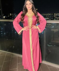 djellaba rose - Pinky