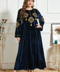 gandoura velours femme - Chaleureuse