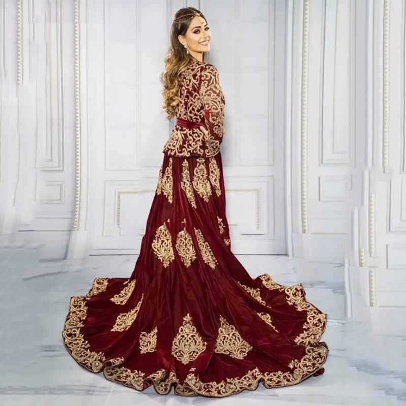 caftan bleu roi Elegant Moroccan