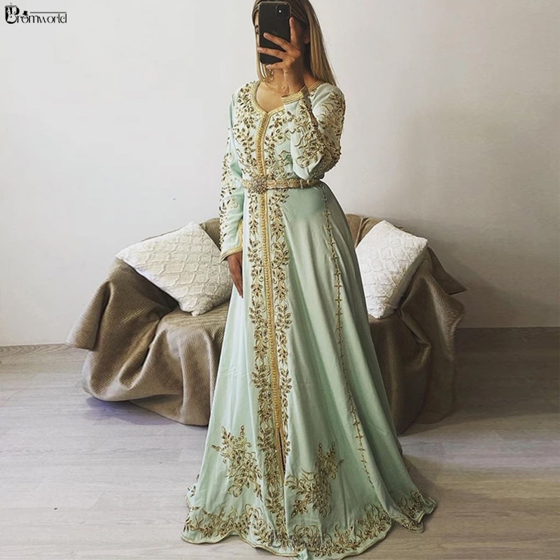 caftan marocain marron