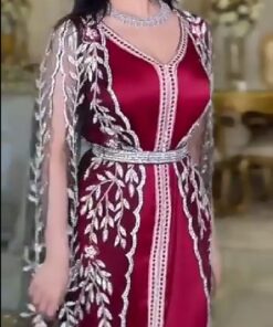 caftan rouge de plage