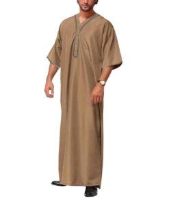 djellaba homme beige
