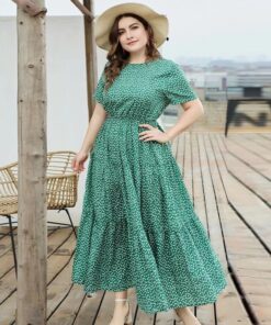 robe de soirée fleurie
