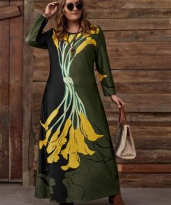 Robe Longue Fleuri Femme