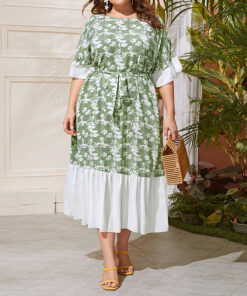 Robe Brodée Fleurs
